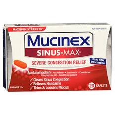 Mucinex, Mucinex Sinus-Max Severe Congestion Relief, 20 CAP