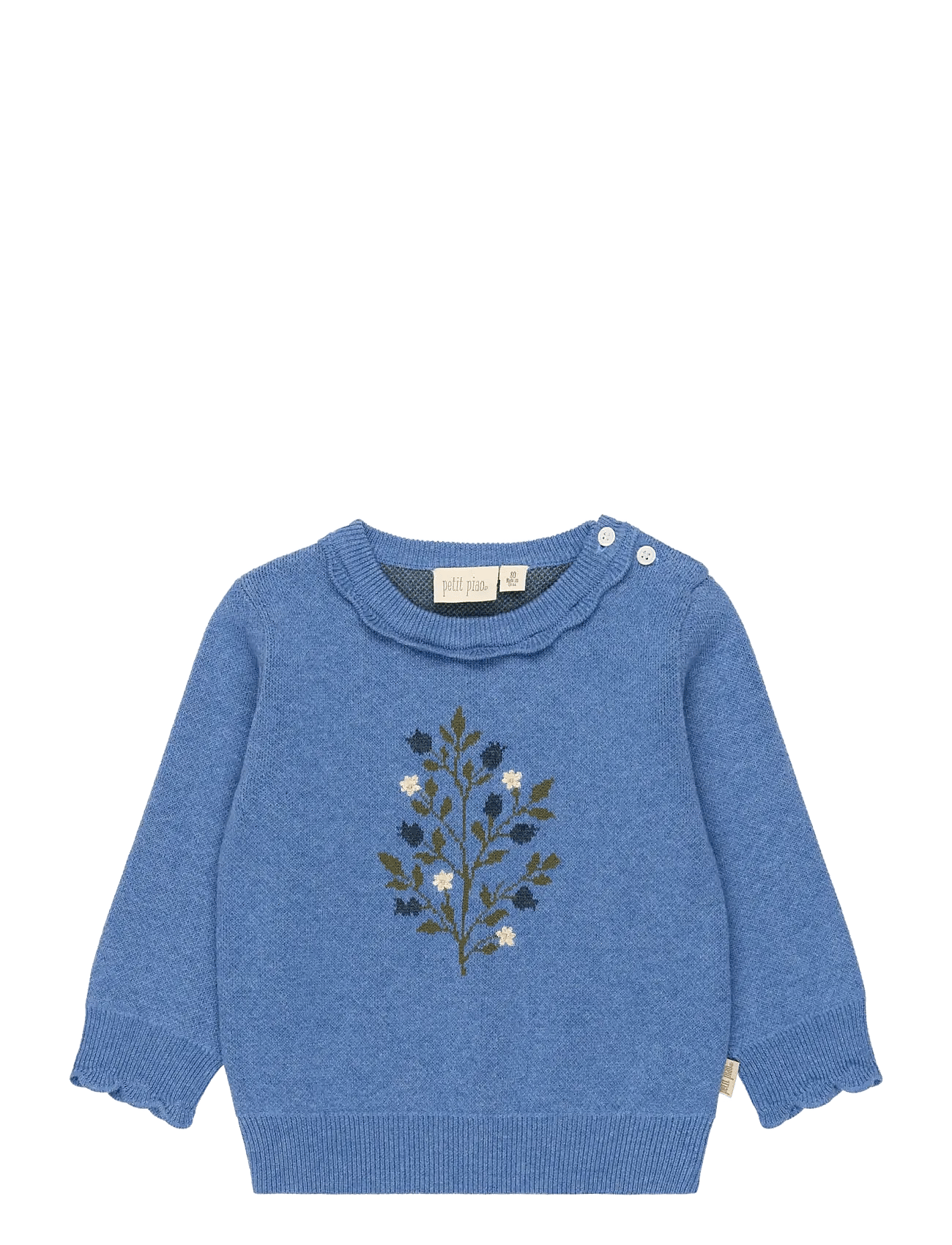 Petit Piao Ppellen Knit Pullover - Blue - 122