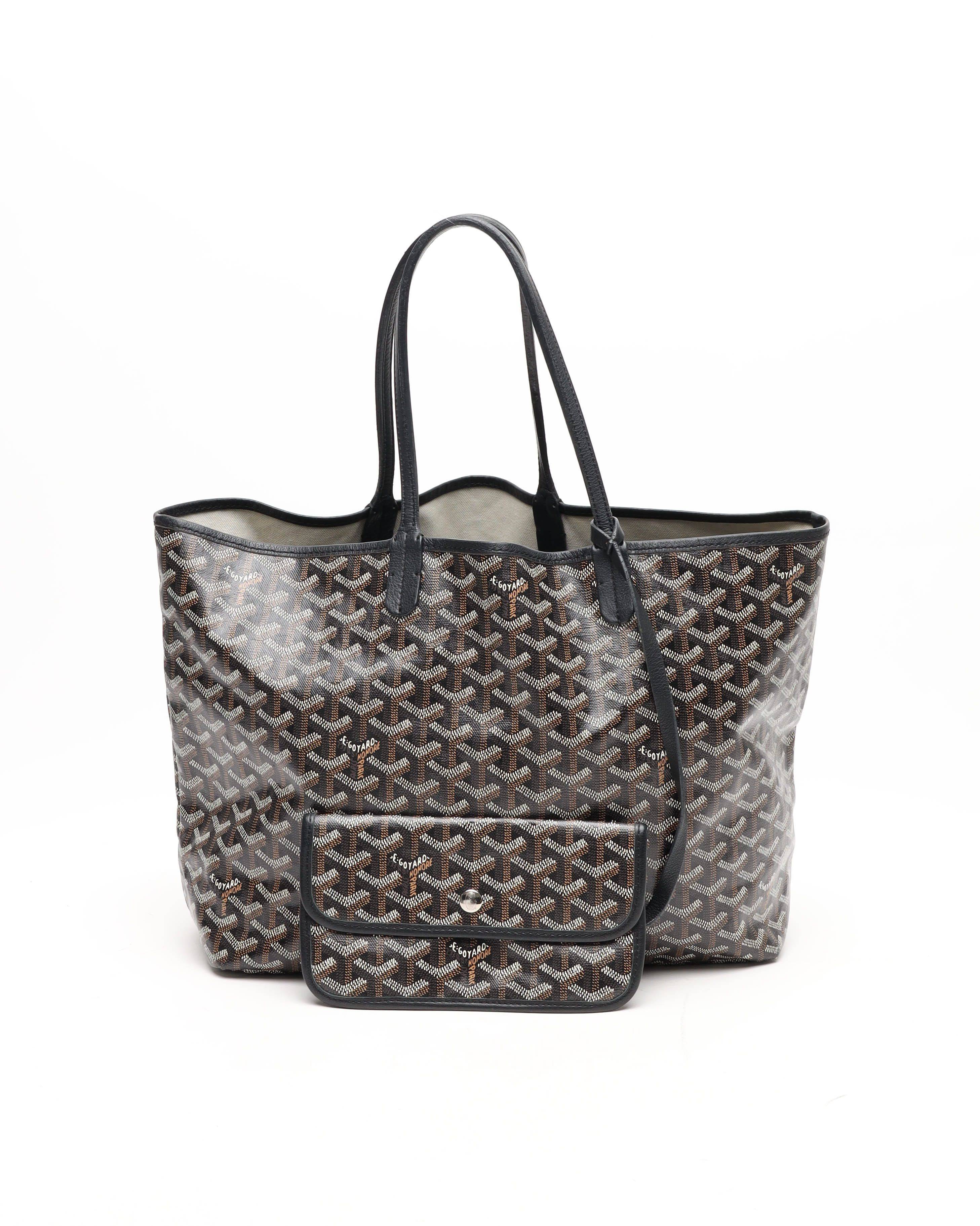 Goyard Saint Louis PM Tote Bag - Black - 27x33x14 cm