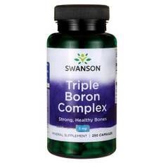 Bor (Boron Triple Complex) - 3 mg - 250 kapsler fra Swanson