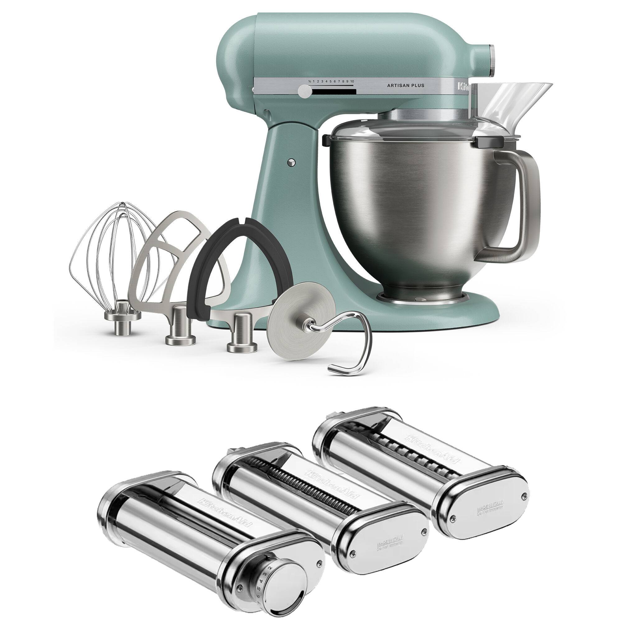 Kitchenaid Artisan Plus köksmaskin 4,7 liter med pastasets, mint julep - Mint julep