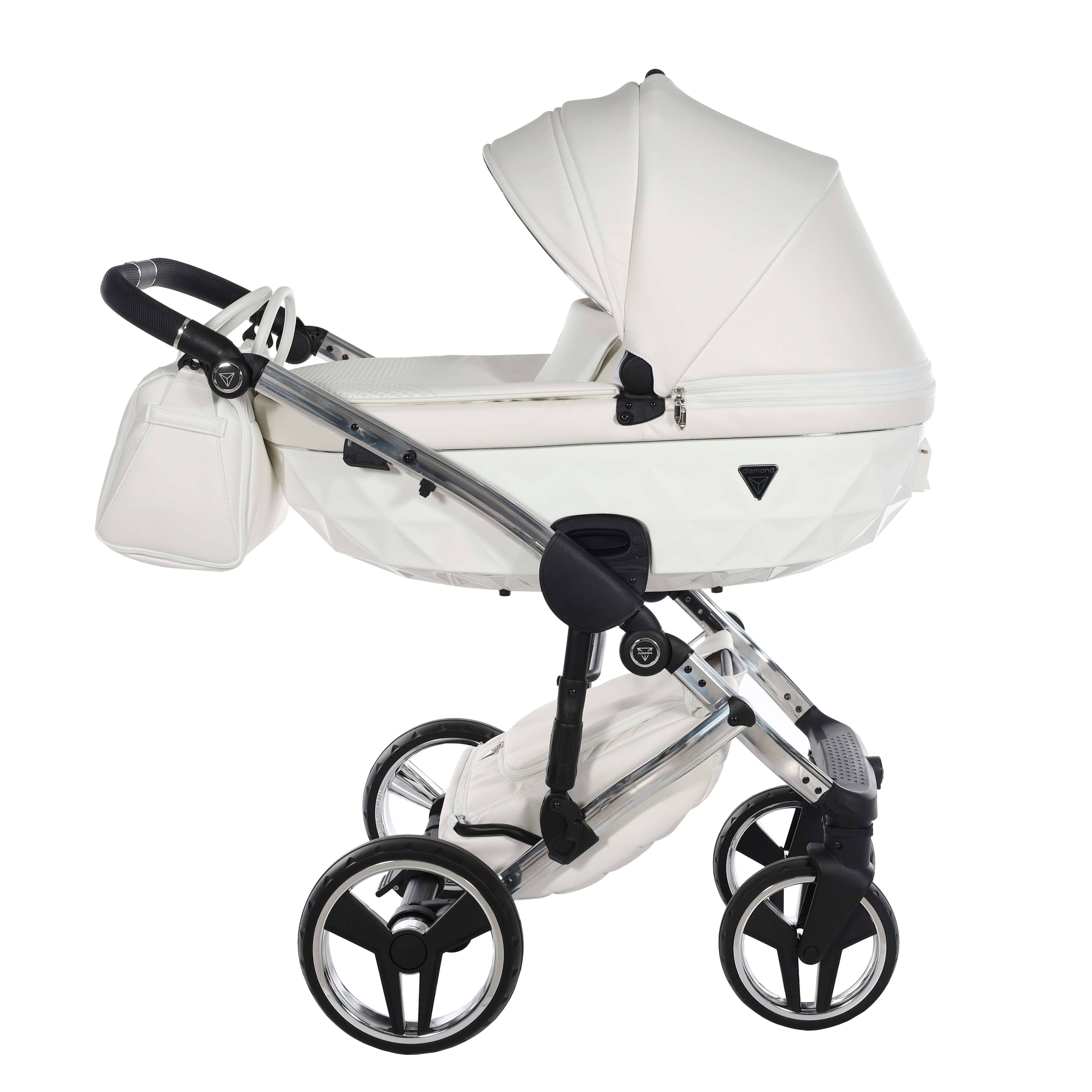 Junama Fluo Line Barnvagn Individual - Vit silver
