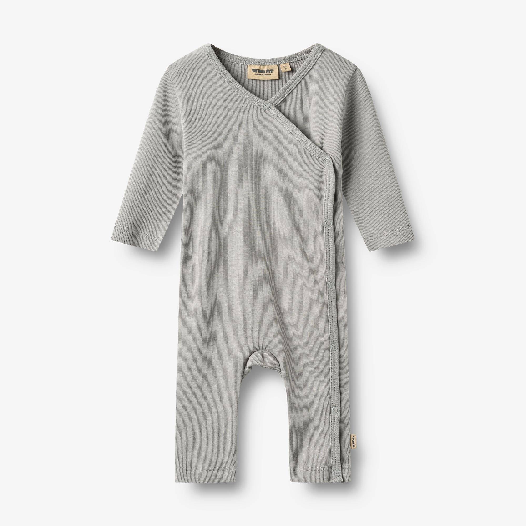 WHEAT® - Wrapsuit L/S Everest - slightly blue - Str 68.