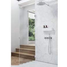 Contura Shower, Showerama Art Duschvägg Med Gångjärn, 1000x2000mm, Matt Svart