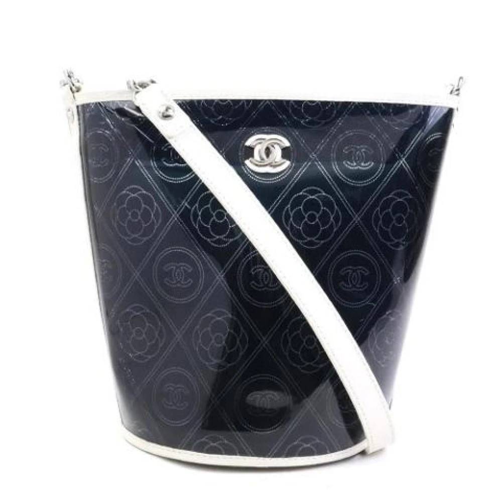 Chanel Vintage Pre-owned Laeder chanel-tasker - Vintage - Dame - Blå - ONE SIZE - Uld