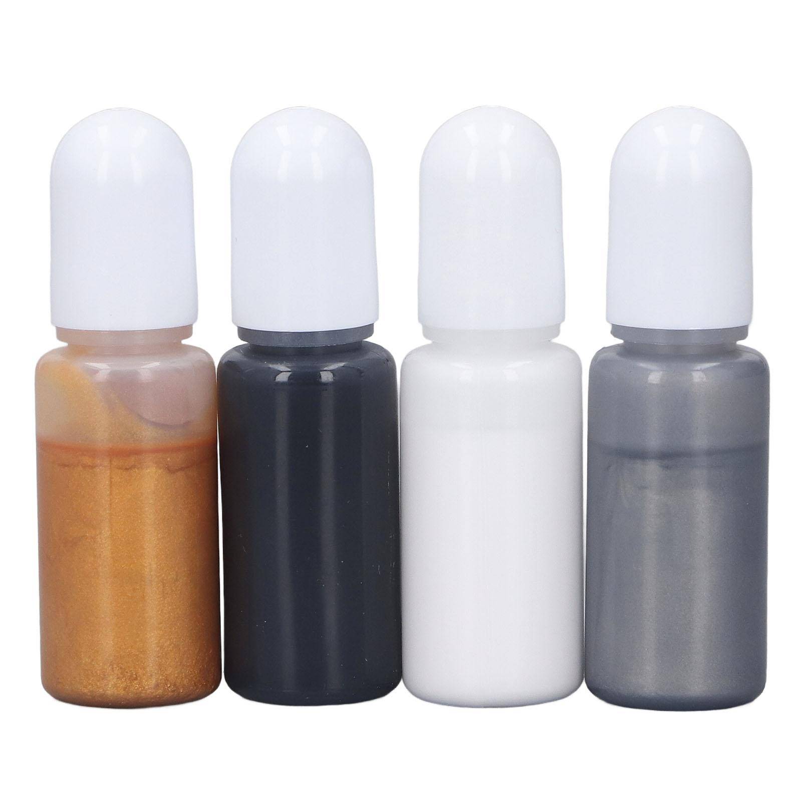 Epoxiharts Pigment 4 Färger Hög Koncentration Färgat UV Epoxiharts Färgämne för Resin Smyckestillverkning