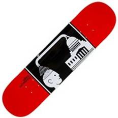 Brainwash Red 8inch Skateboard Deck