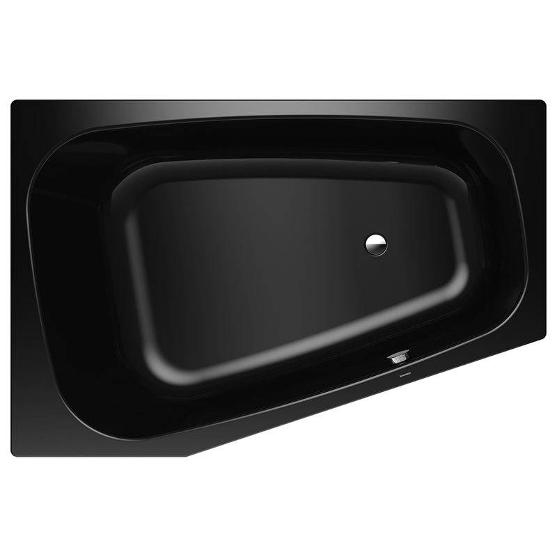 Badkar Kaldewei Plaza Duo 1800x1200 mm Svart Höger