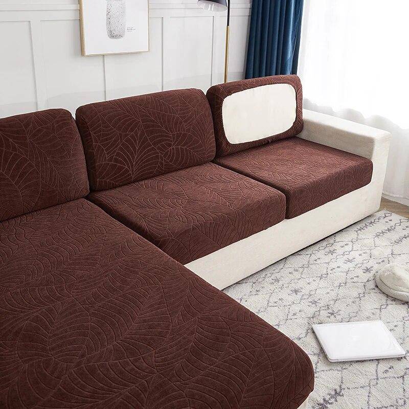 Vattentät Stretch Mjuk sittdyna Sofffodral för hundar, Soffa Slipcover Kudde Soffa Läcksäkert möbelskydd gray