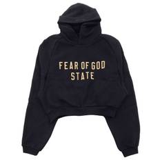FEAR OF GOD ESSENTIALS Fleece Cropped Hoodie