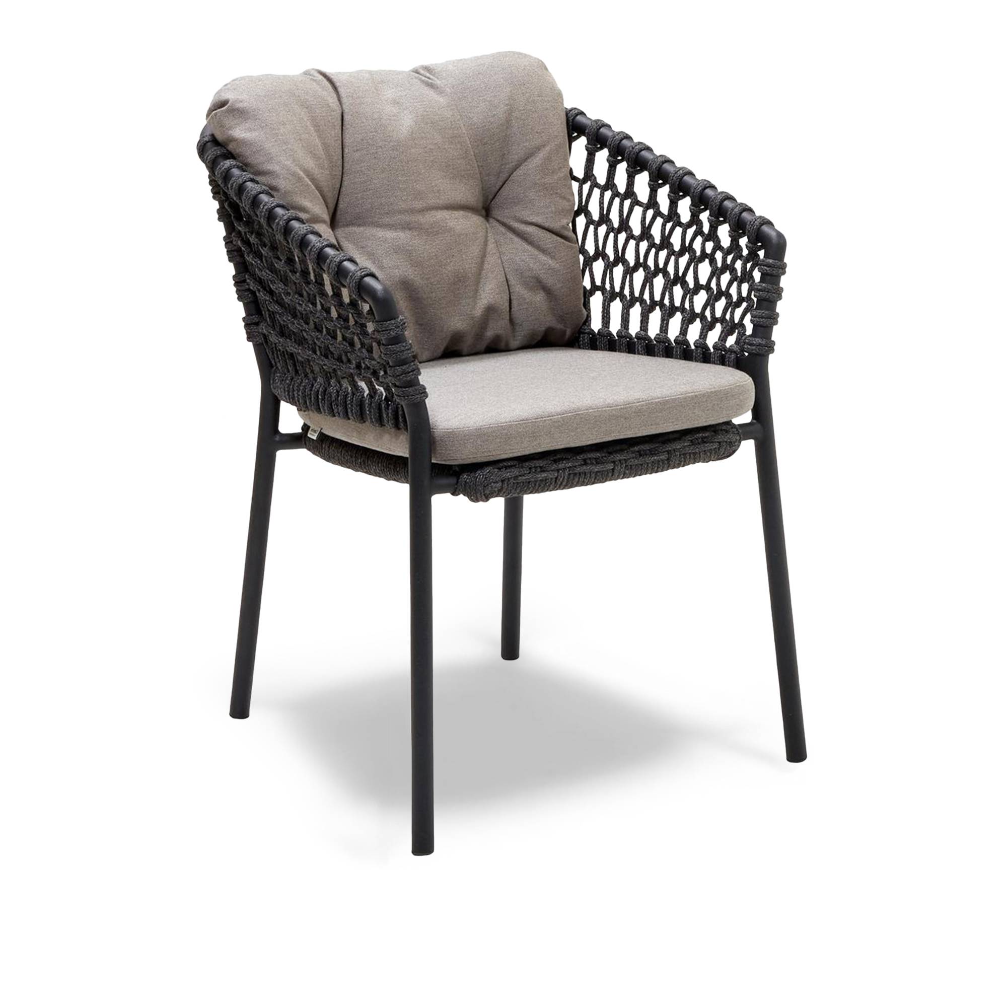 Cane-Line - Ocean dining chair – Dark Grey/Taupe - Matstolar utomhus - Cane-line Design Team - Grå - Metall