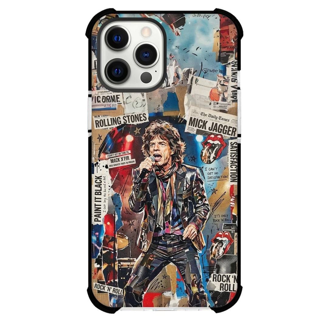 Mick Jagger Phone Case For iPhone Samsung Galaxy Pixel OnePlus Vivo Xiaomi Asus Sony Motorola Nokia - Mick Jagger Comic Art Collage.