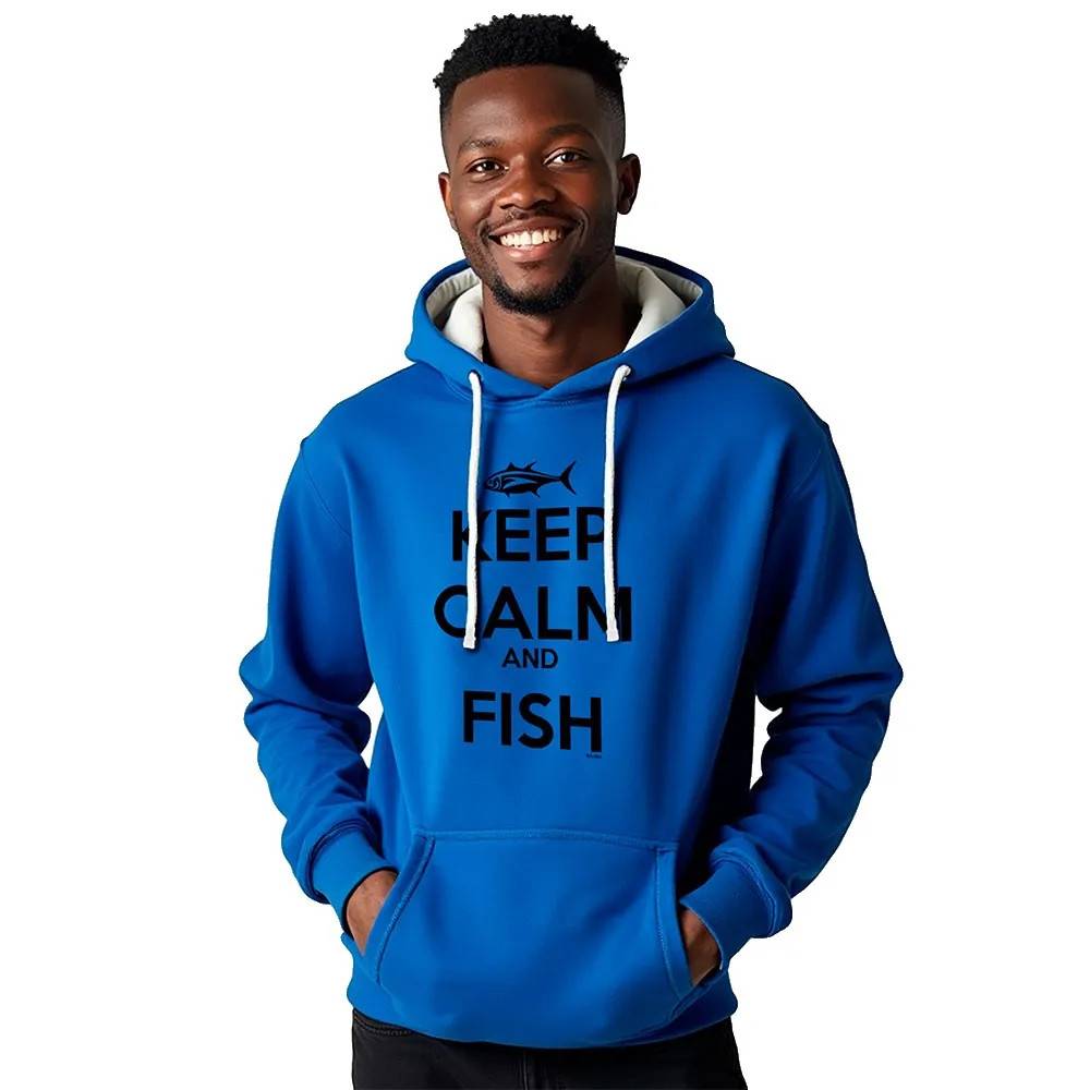 Kruskis Keep Calm And Fish Two-colour Hættetrøje