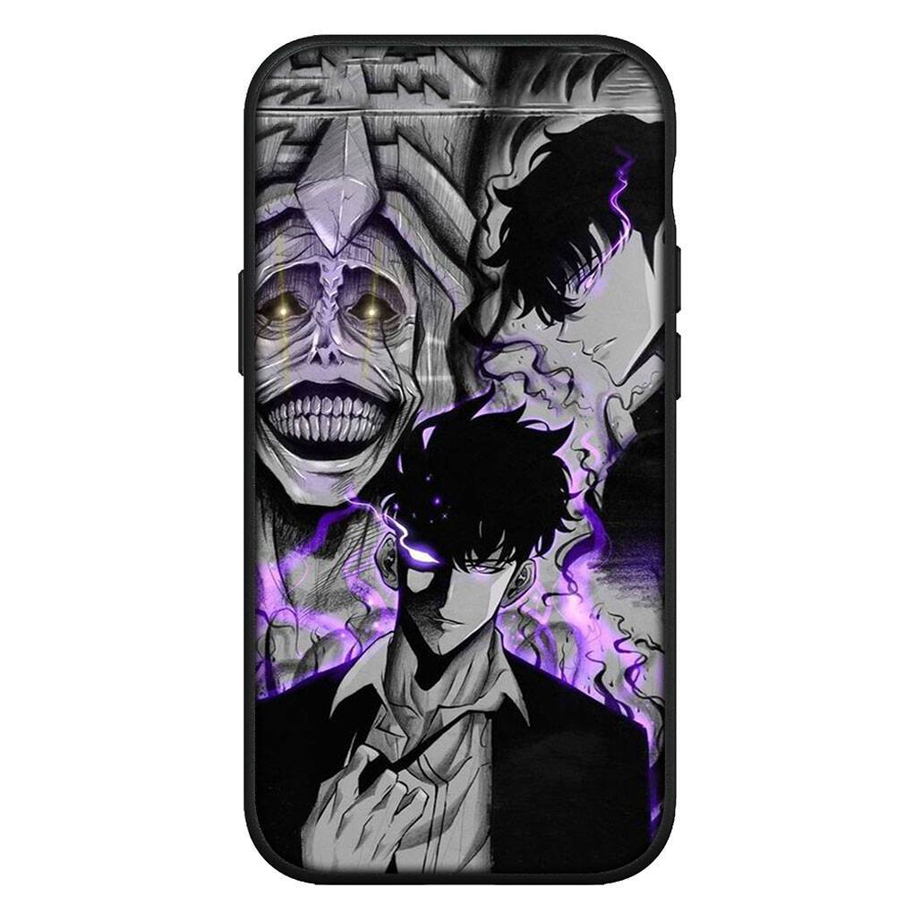 for Samsung Galaxy S25 S24 S23 S22 Ultra FE Plus A17 A37 A57 A56 A55 A06 A16 A15 A36 A26 A35 A05 A54 A34 Phone Case Lovely Solo Leveling Arise Cover for Samsung Galaxy S20 Ultra hjort