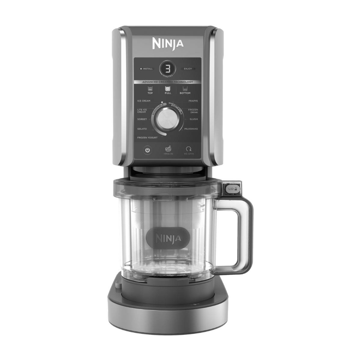 Ninja CREAMi Deluxe NC501EU 10-IN-1 glassmaskin