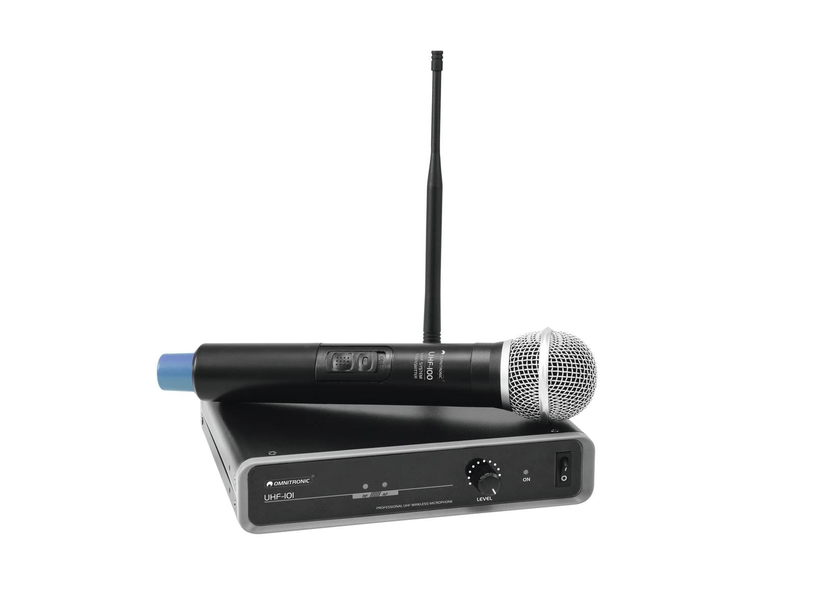 OMNITRONIC UHF-101 Wireless Mic System 863.8MHz, FYNDHÖRNAN, UHF-101 Wireless Mic System 863.8MHz Omnitronic