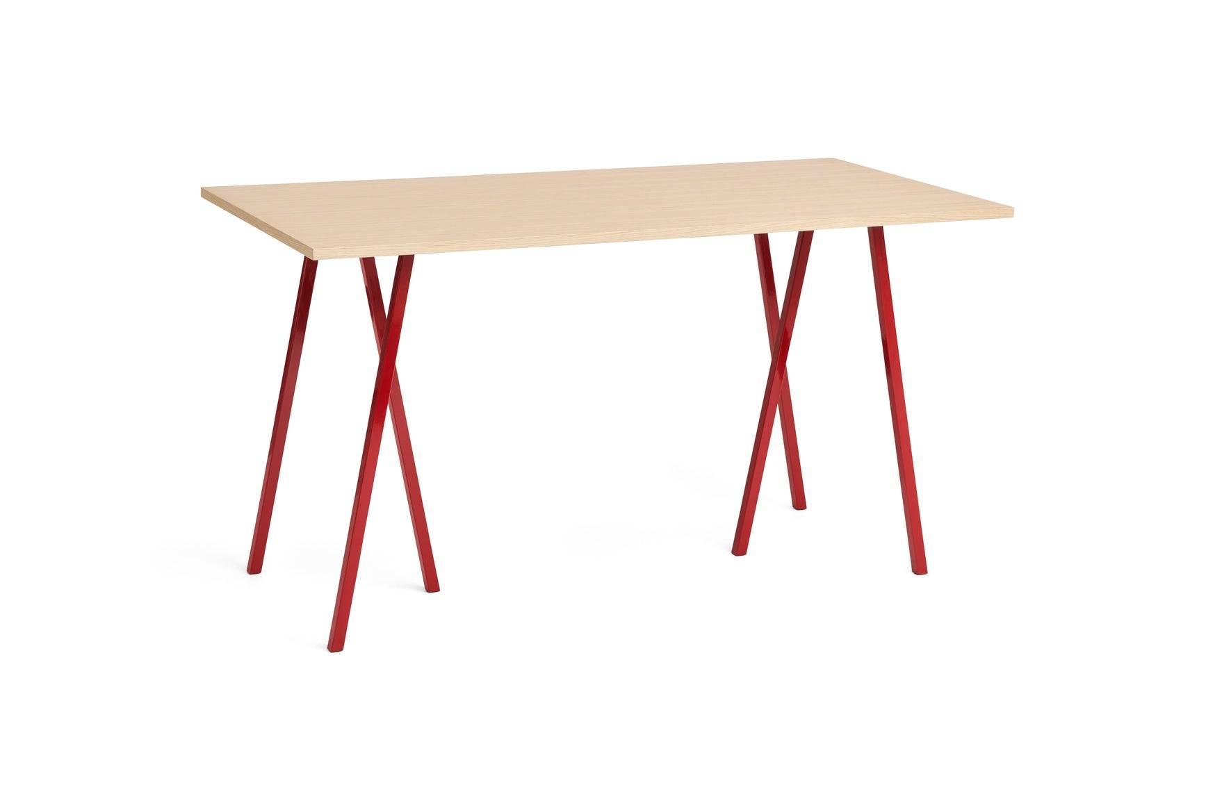 Loop Stand High Table, 180 cm fra Hay Lakeret eg / Maroon Red - Jacobsen Plus