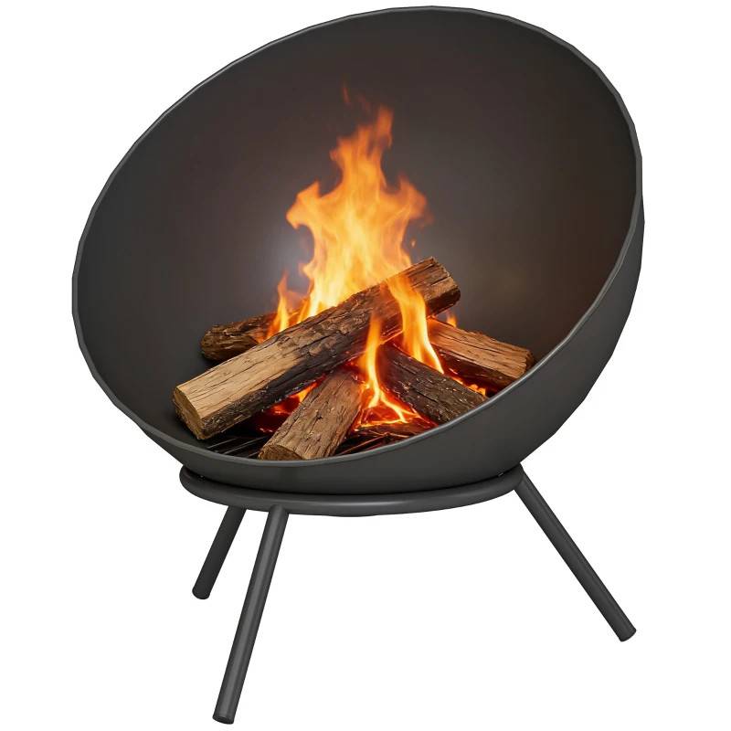 Eldstad justerbar 60x53x66 cm