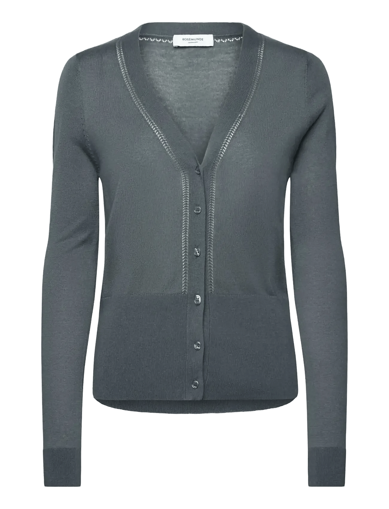 ROSEMUNDE Rwsamira Silk Ls Cardigan | Grey | S