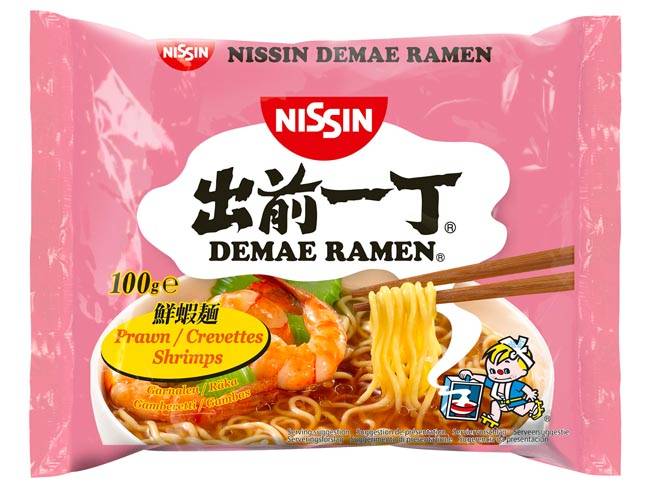 Nissin Demae Ramen Instant Noodles Shrimp - STOP MADSPILD - Instant nudler & kopnudler