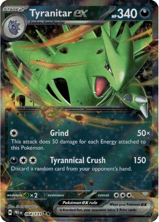 Tyranitar ex - 064/131.