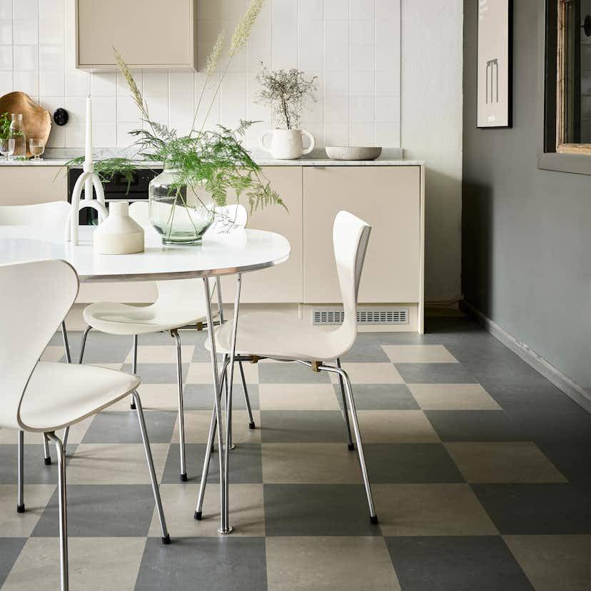 Linoleumgolv Forbo Marmoleum Click Liquid Clay 60x30 cm