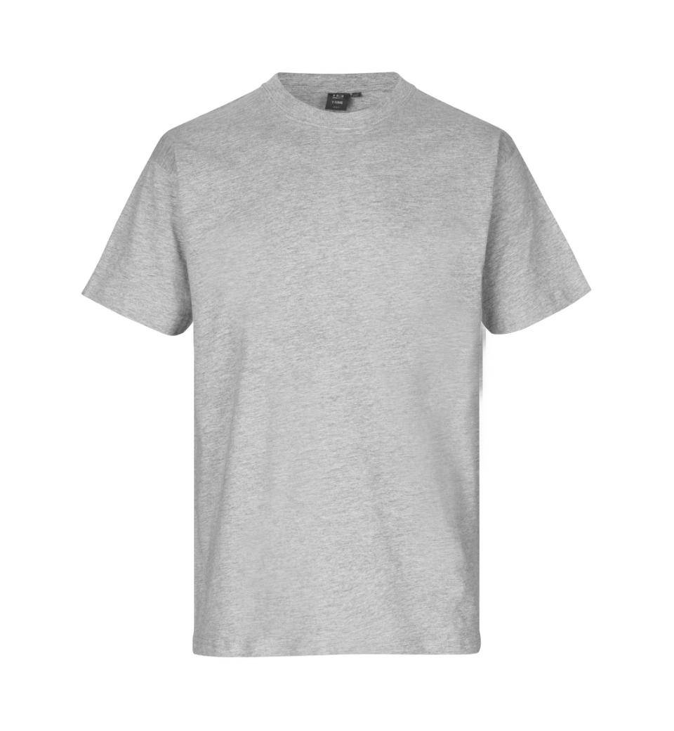 T-TIME T-shirt 0510 - Grå Melange, 5XL