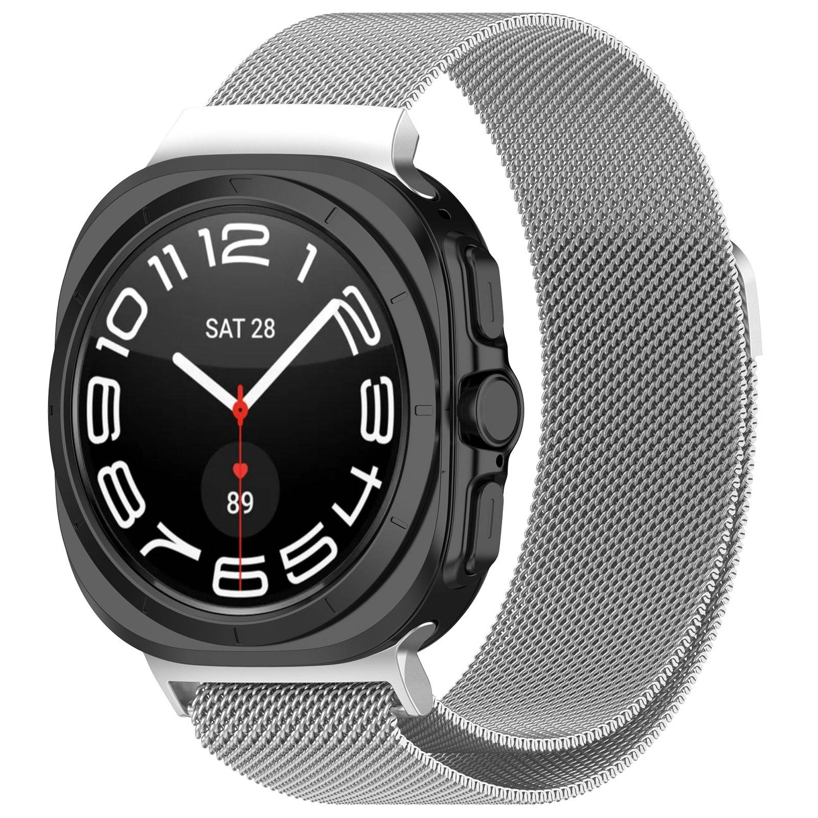 Armband Milanese Samsung Galaxy Watch Ultra (2025) Silver