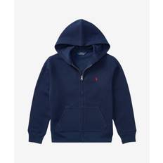 Hoodie m/Lynlås - Navy - 14-16 år