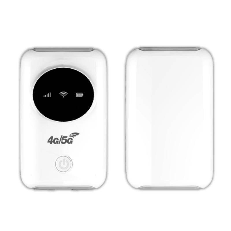 4G LTE WiFi-router MiFi, SIM-kortplats, 3200mAh batteri, Mobil hotspot för bil, Bärbar trådlös router för resor
