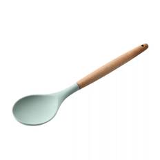 Cooking Scooping Spoon Wooden Handle Baking Utensils Durable Sturdy Silicone Cooking Utensils