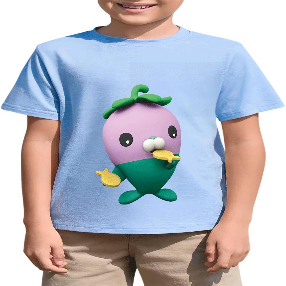 2026 Octonauts Summer Children's T-Shirt Boys and Girls Fashion Cartoon Print Hot Sale 160