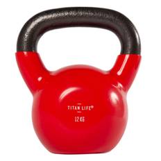 Kettlebell Titan | Vinylbelagt | 12 kg | Rød