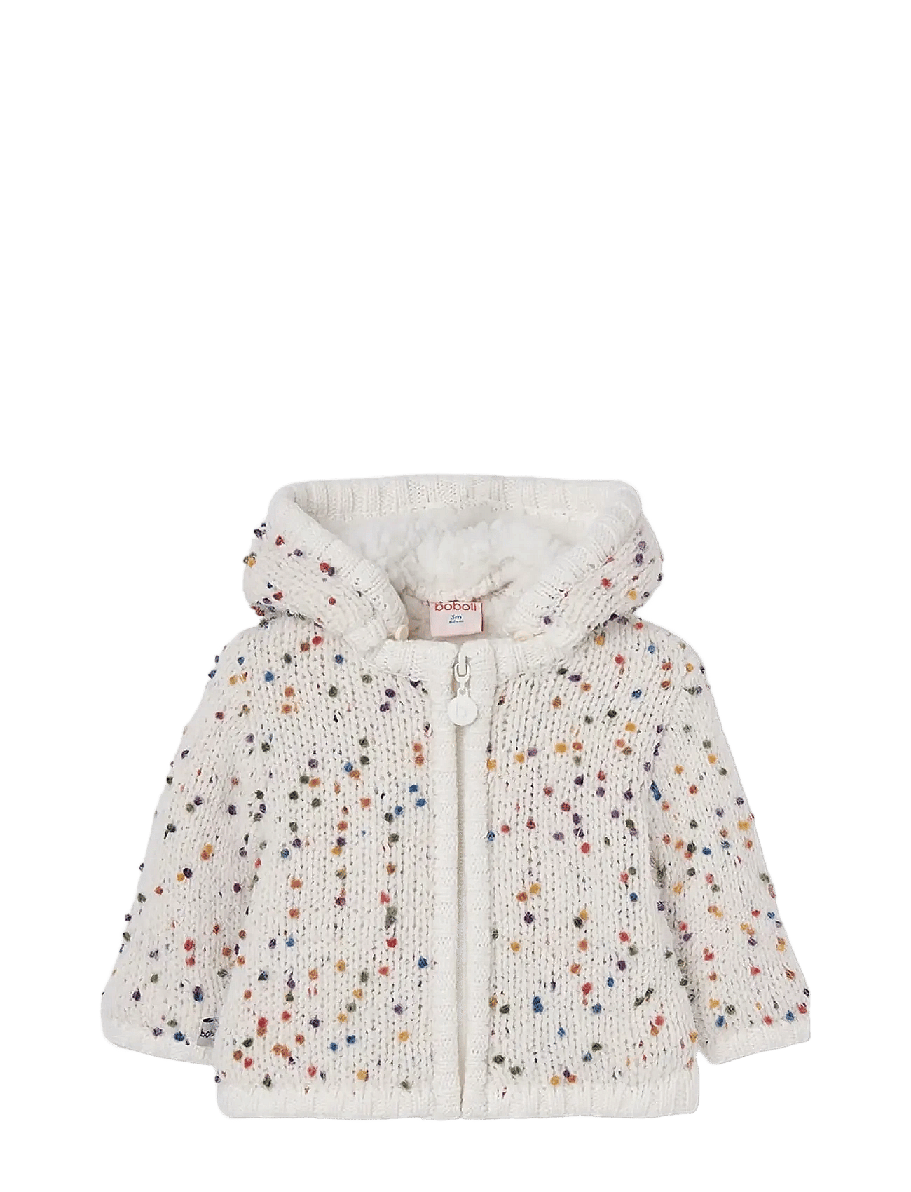 BOBOLI Knitwear Jacket For Baby Girl | White | 92