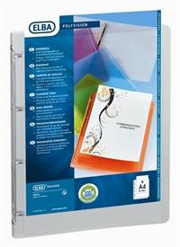 Ringbind plast Transparence med 4-ringe-15mm ringe ryg 20mm.