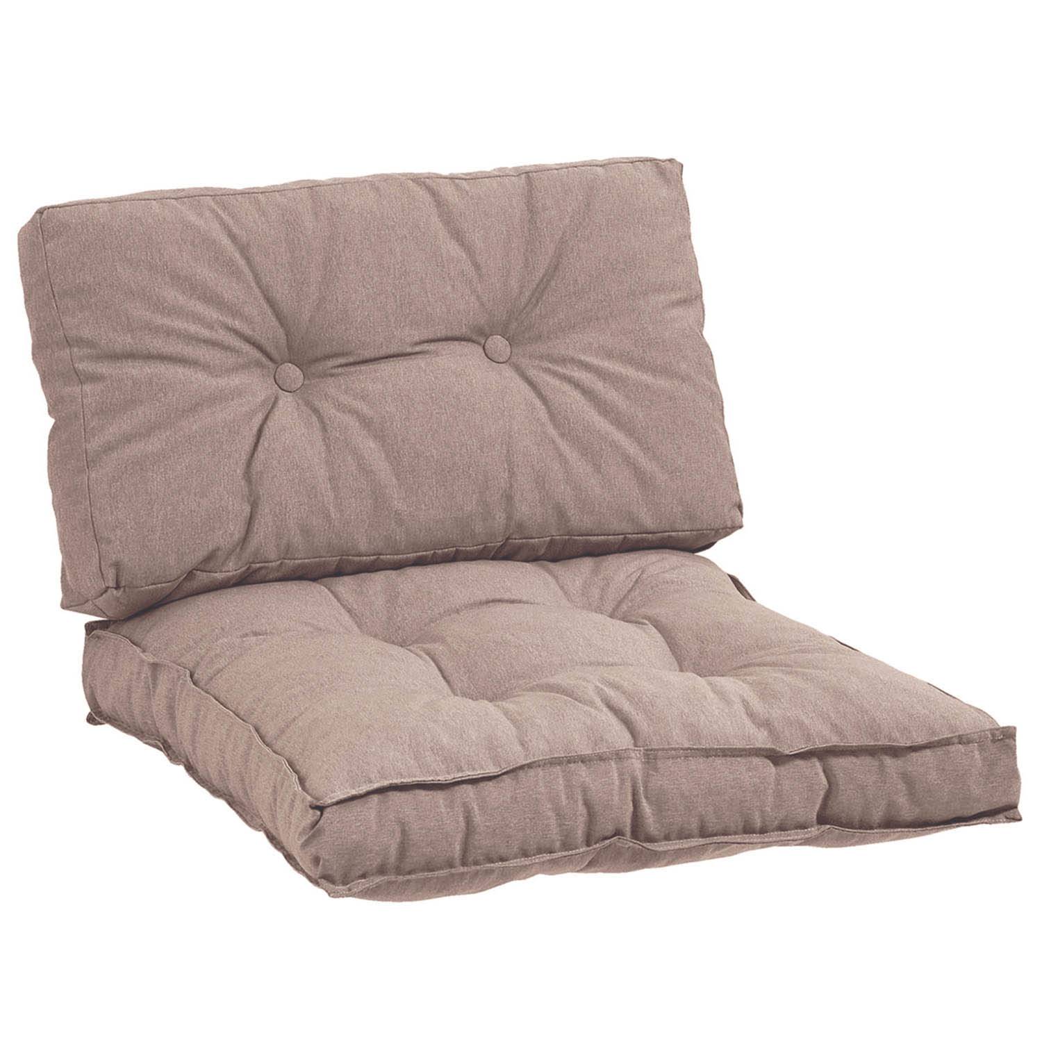 Glasgow Adam/Eva loungedynor taupe 74-79 cm - Taupe