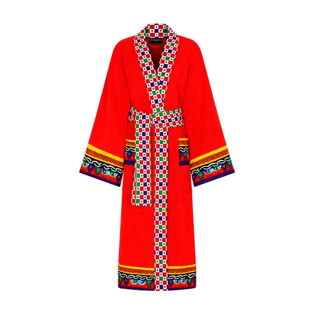 Dolce & Gabbana - Badrock i frotté i bomull Nattkläder - Dam - XL - Bomull