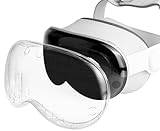 SOULWIT Uppgraderat TPU Skyddsfodral för Apple Vision Pro - VR-headsetskärmskydd, Hållbart & Slim Fit Tillbehör, Utan att Påverka Spårningsskanningar (Genomskinlig)
