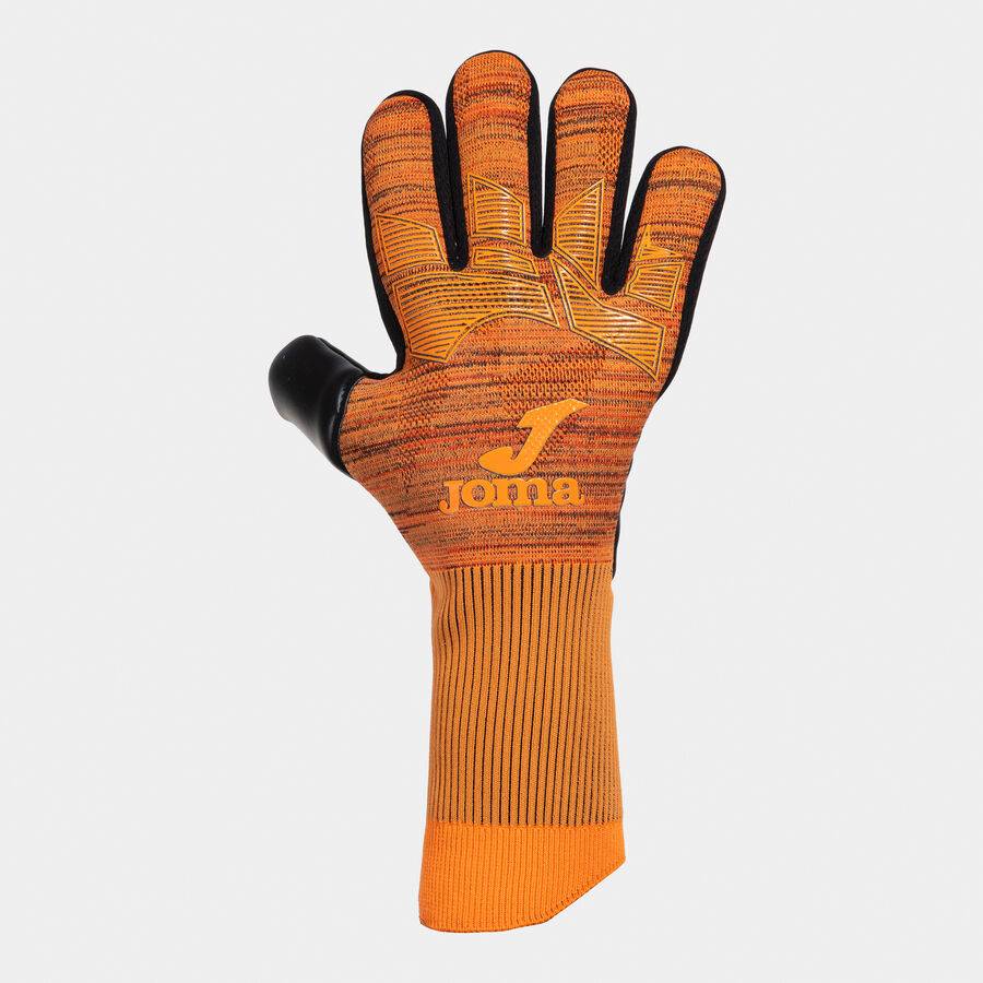Guantes portero fútbol Area 360 naranja flúor negro