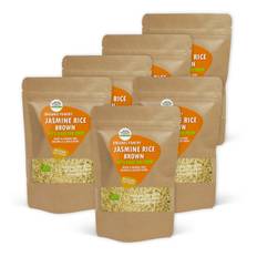 Jasminris Brunt Råris EKO 1kg x 6 paket