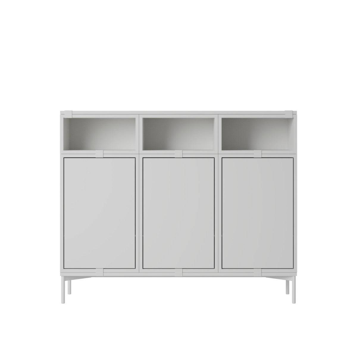 Muuto Stacked Sideboard - Config 3 - Grey
