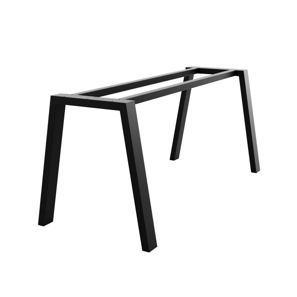 BORDSBEN I METALL Thusia svart 160/70/72 cm - Svart