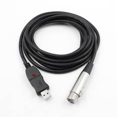 3m Usb han-til-xlr hun-mikrofon usb mikrofon-link-kabel Ny [DB]