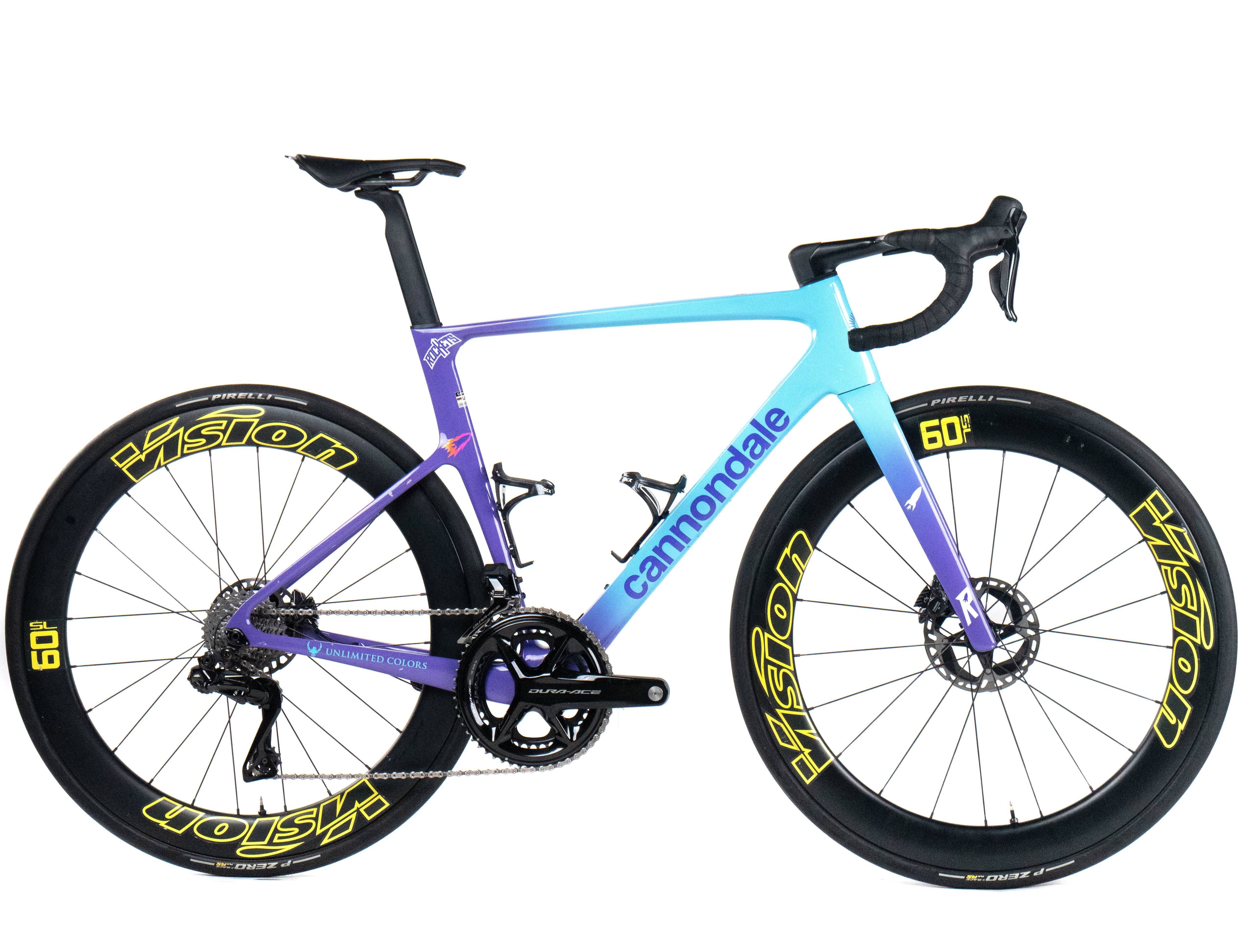 Cannondale Supersix Evo 2025 Team Unibet Tietema Rockets Adrien Maire size 56 Shimano Dura-Ace Di2 2x12sp - Bikeroom / 56 / team unibet tietema rockets (56)