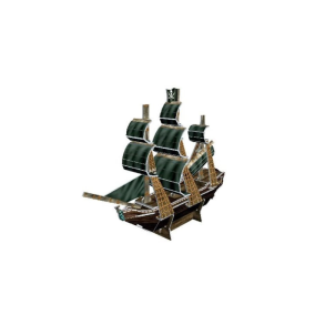 Puslespil 3D. Model: Piratskib. 24 dele.