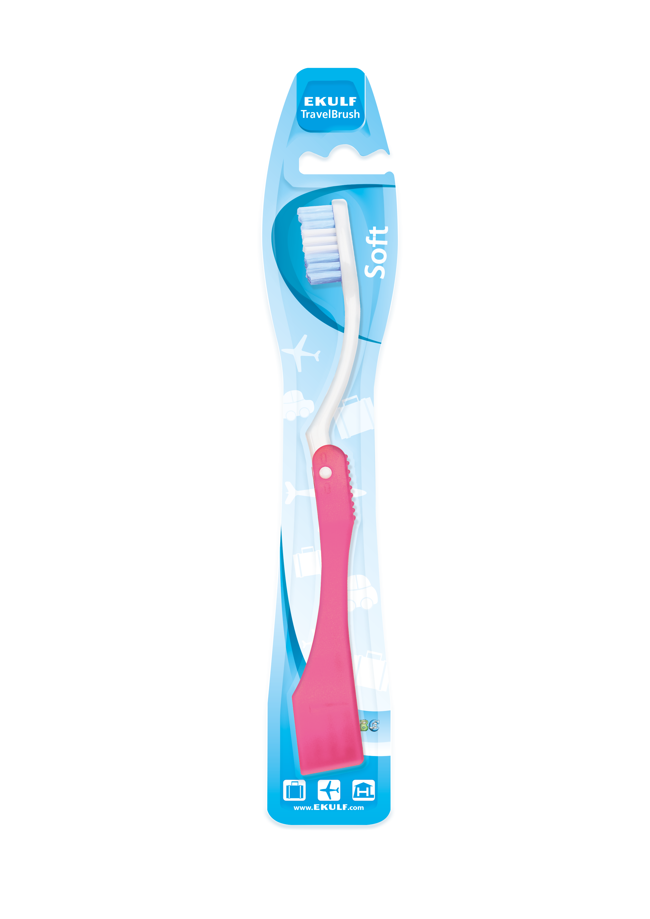 EKULF TravelBrush tandborste blister