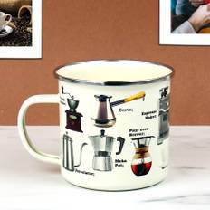 Ohlsson & Lohaven. Emaljekrus med kaffebrygning