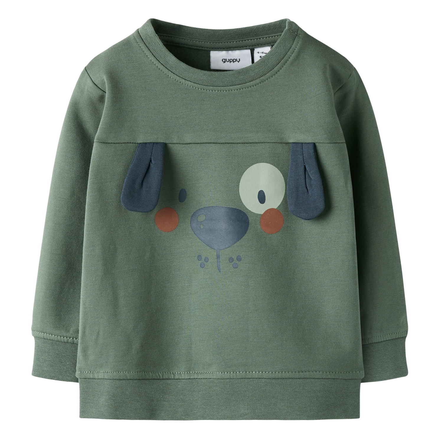 Guppy Otto Drenge Bluse - Duck Green - 50