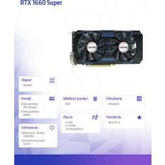 Afox Graphics Card - Geforce GTX1660 SUPER 6GB GDDR6 192Bit DP DVI HDMI ATX Dual V4