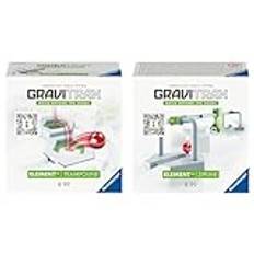 Ravensburger GraviTrax Element Trampolin 22417 & GraviTrax Element Zipline 27472 - GraviTrax Erweiterung